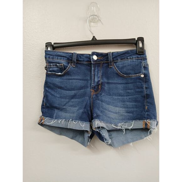 Judy Blue Pants - Judy blue distressed hem denim shorts womens small